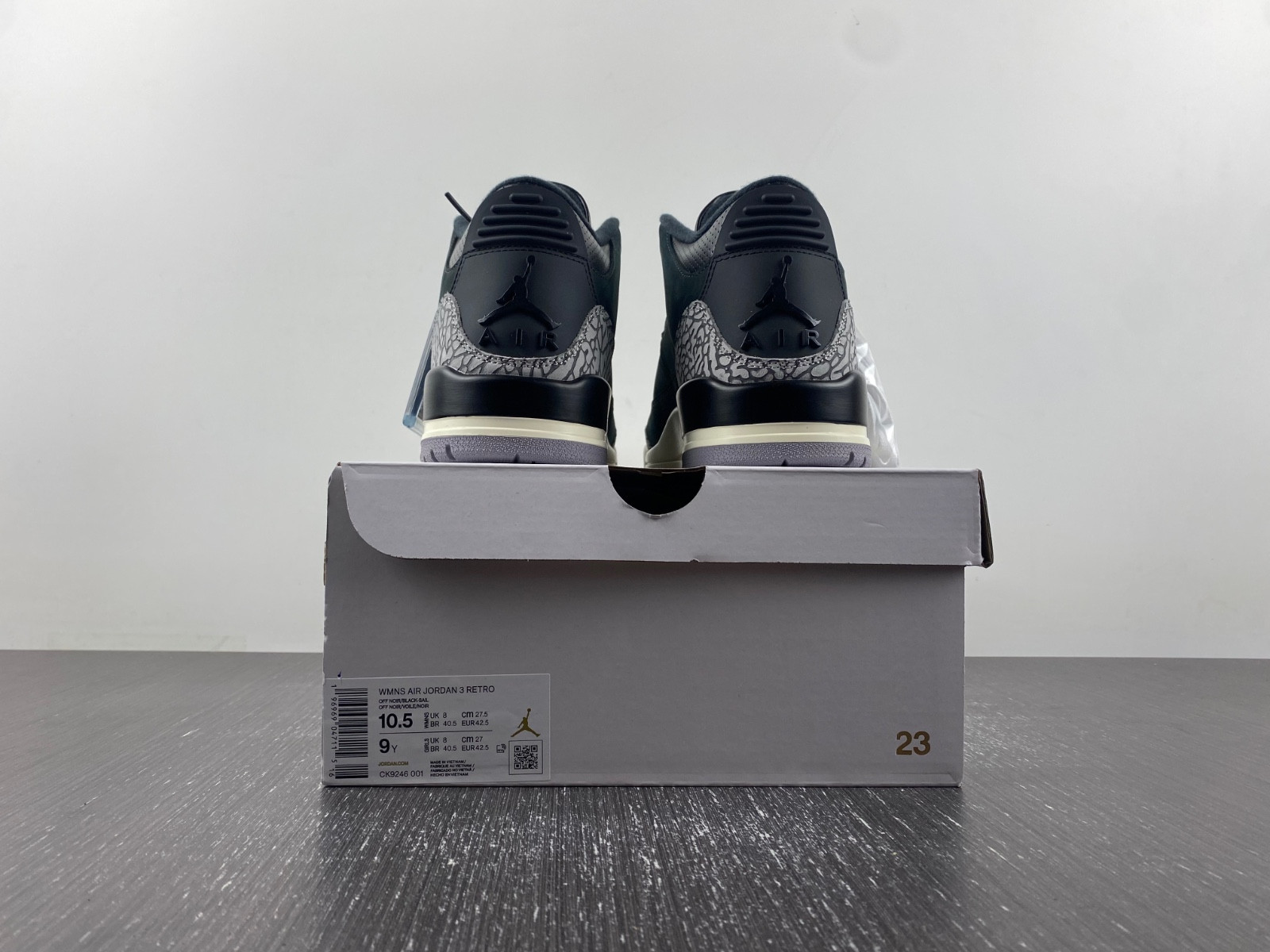 air jordan 3 womens "off noir" ck9246-001