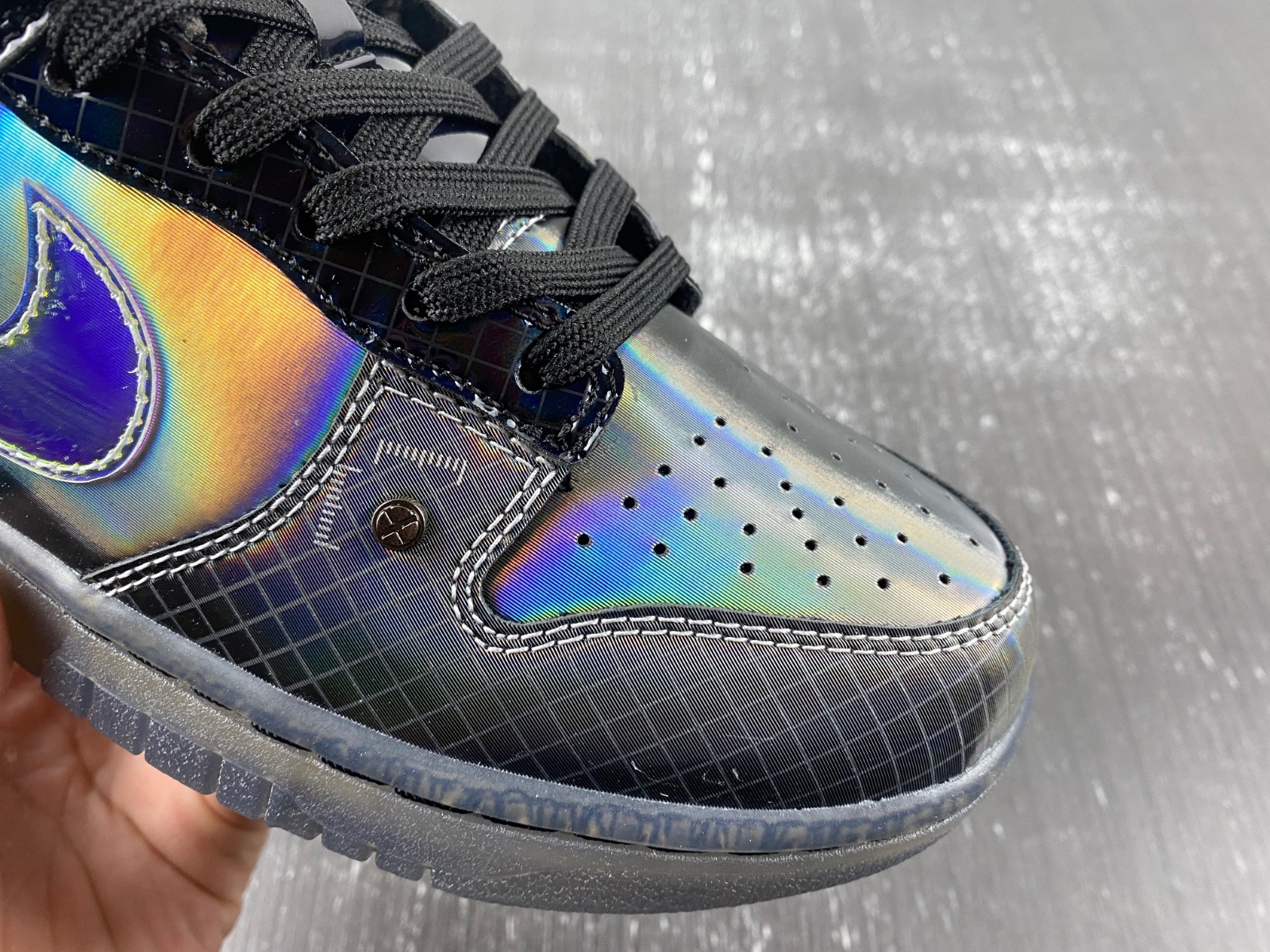 nike dunk low "hyperflat" black/grey fv3617-001