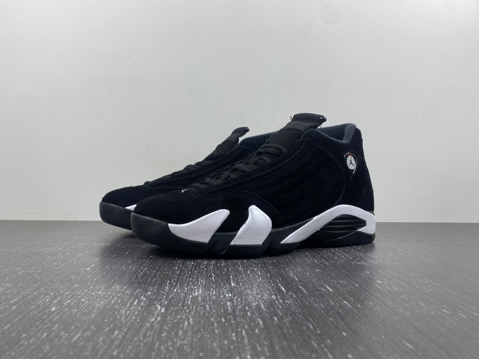 air jordan 14 black white university red 487471-016