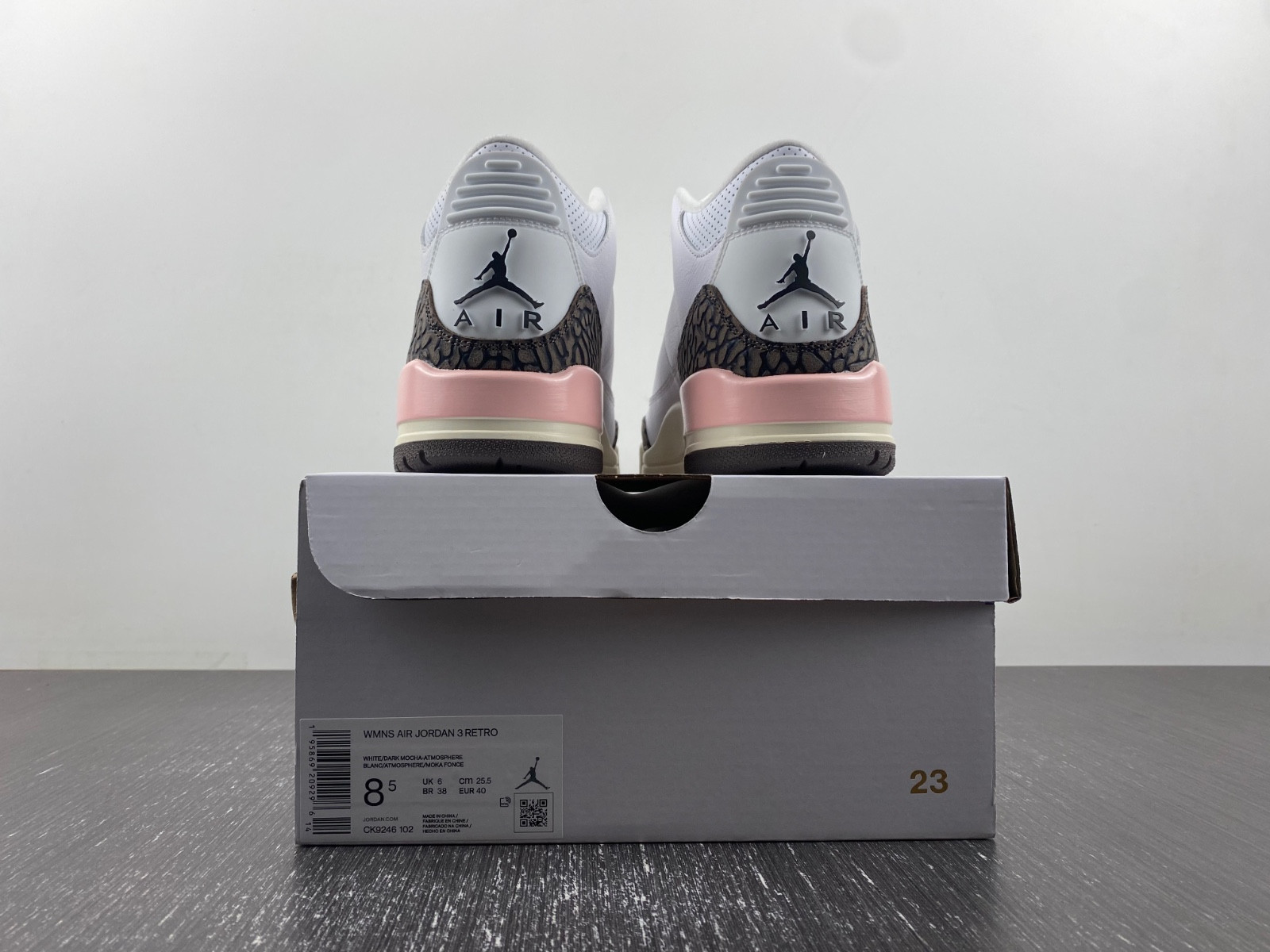 jordan 3 retro neapolitan dark mocha (w) ck9246-102