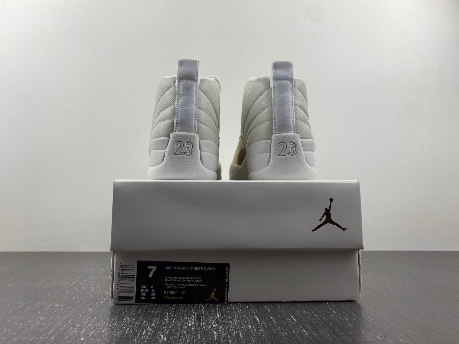 jordan 12 retro ovo white - 873864-102