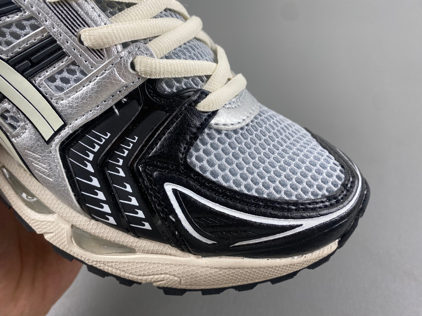 As*ic*s gel-kayano 14 black glacier grey silver men