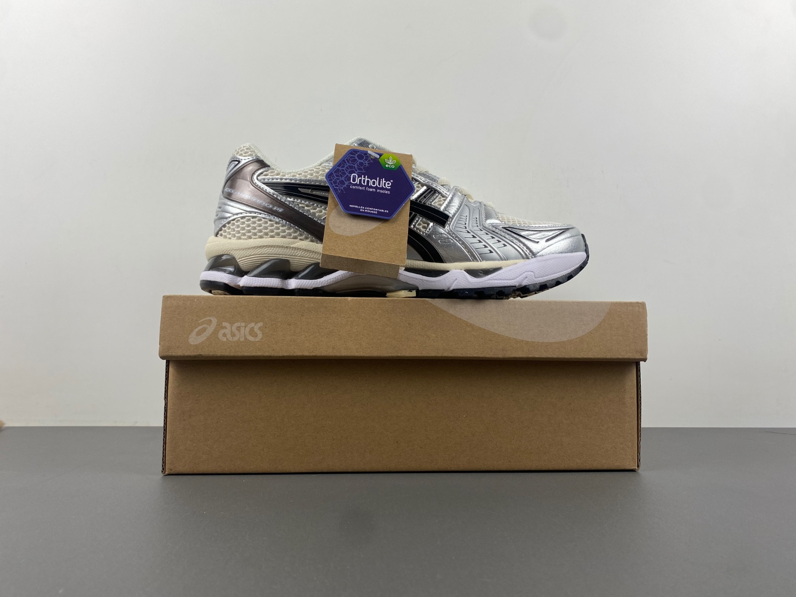 As*ic*s gel-kayano 14 cream black metallic plum men