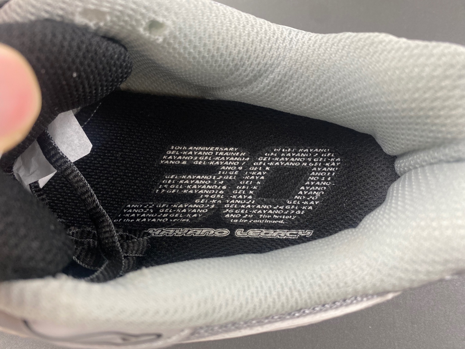 As*ic*s gel-kayano legacy pure silver men