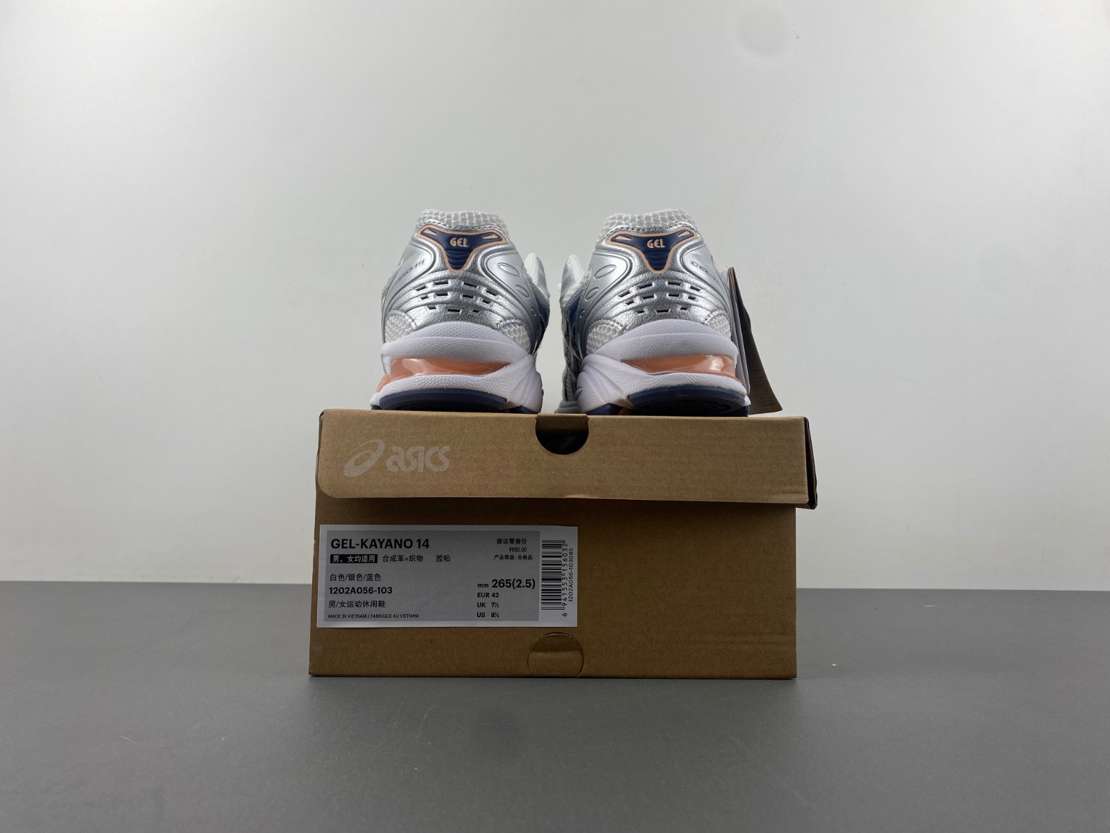 As*ic*s gel kayano 14 white thunder blue women 1202a056-103