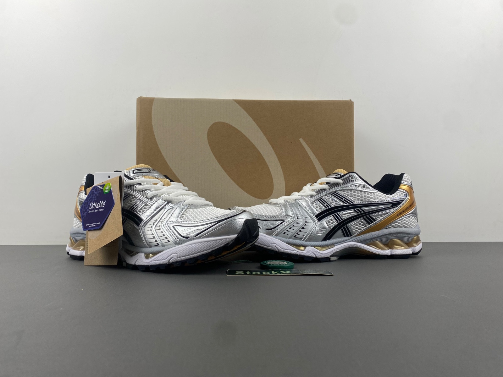 As*ic*s gel-kayano 14 pure gold (women