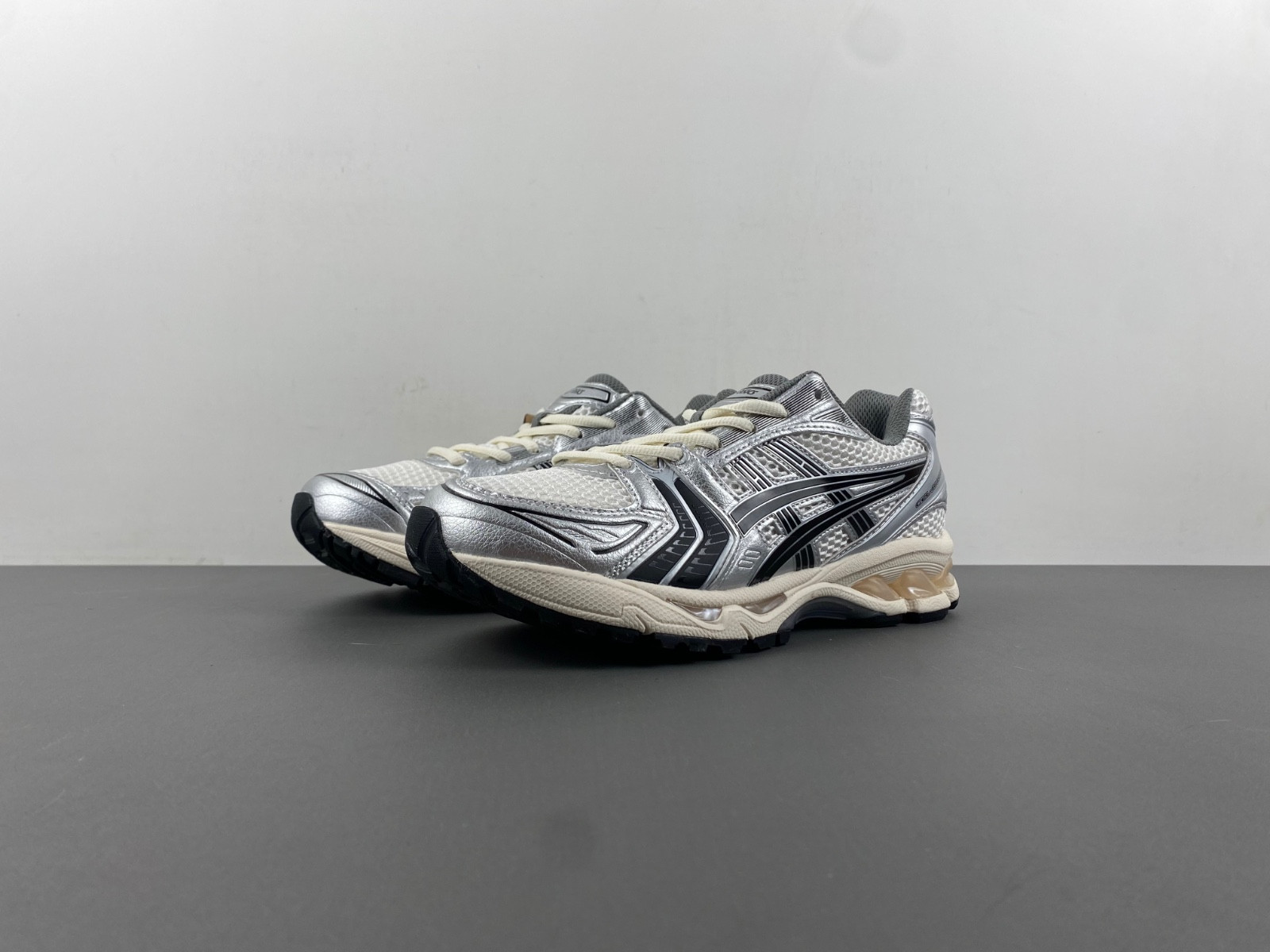 As*ic*s gel-kayano 14 jjjjound silver black 1201a457 101