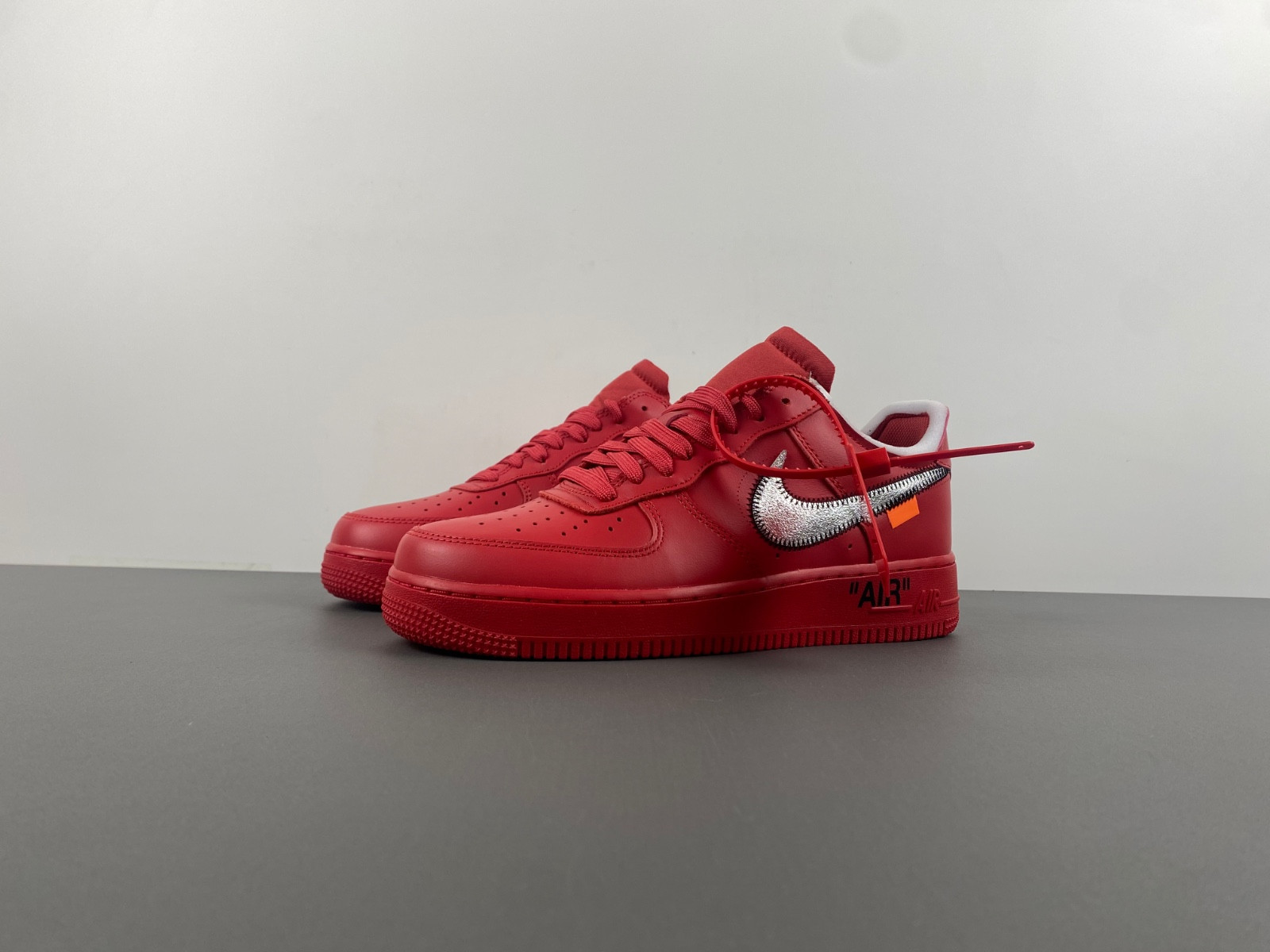 off white x nike air force 1 red ao4297-600