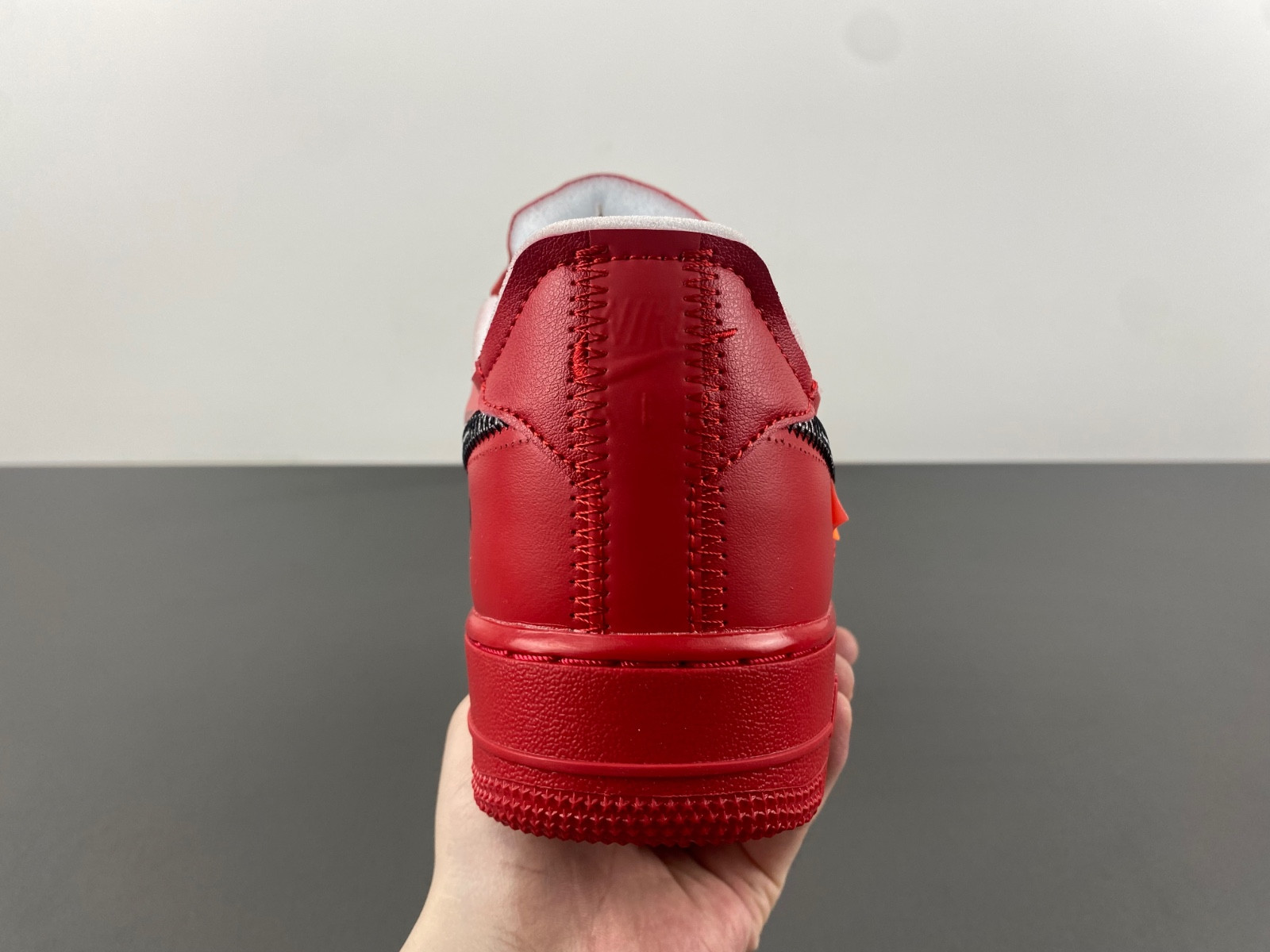 off white x nike air force 1 red ao4297-600