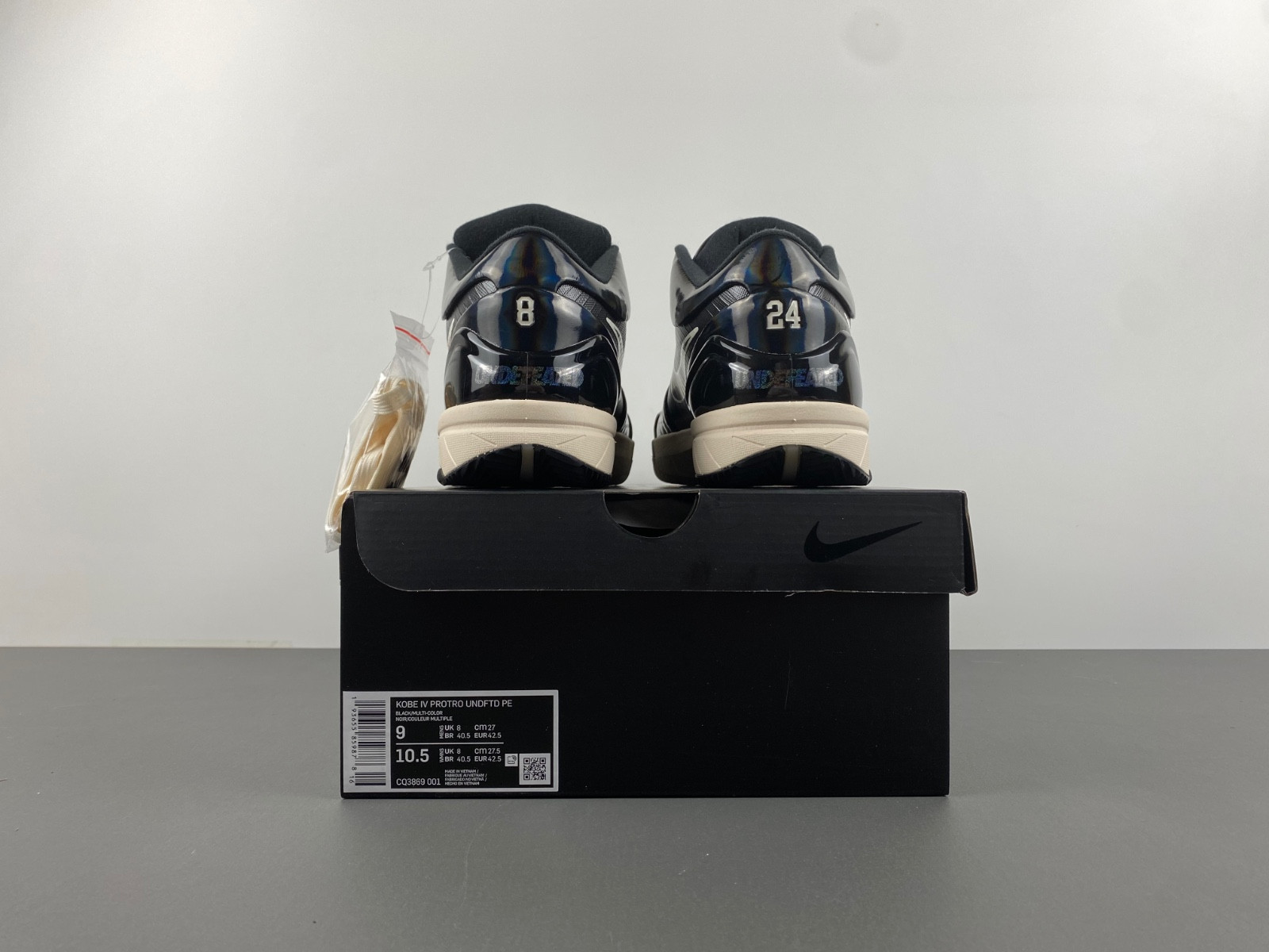 nike kobe 4 protro undefeated black mamba men