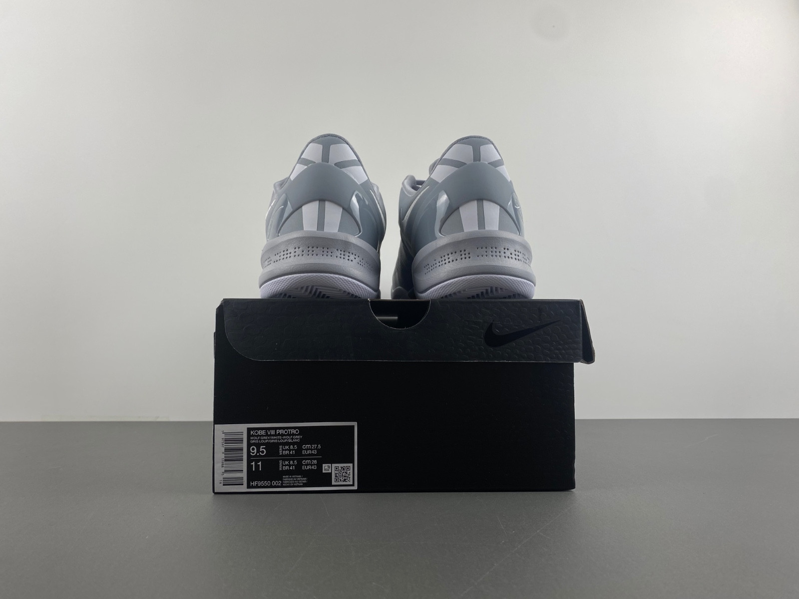 nike kobe 8 protro wolf grey hf9550-002