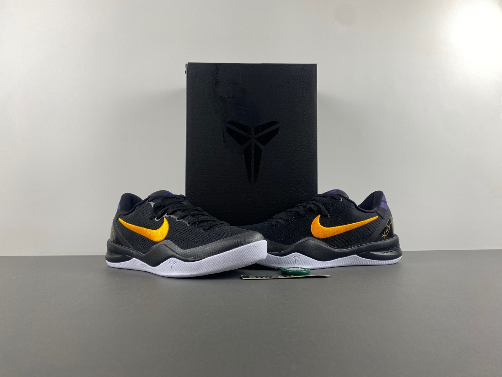 nike kobe 8 protro black university gold hf9550-001