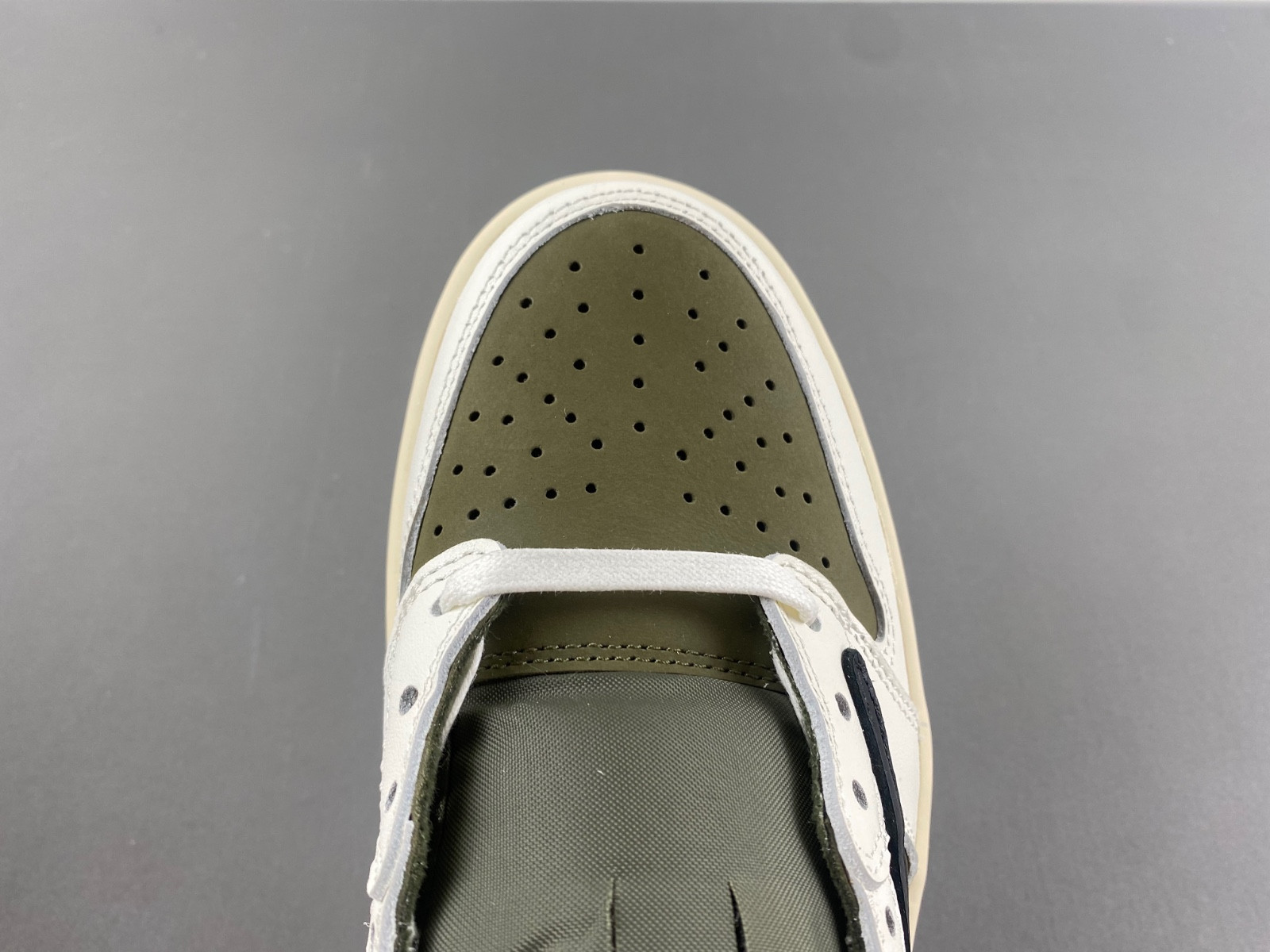 travis scott air jordan 1 low og olive dm7866-200