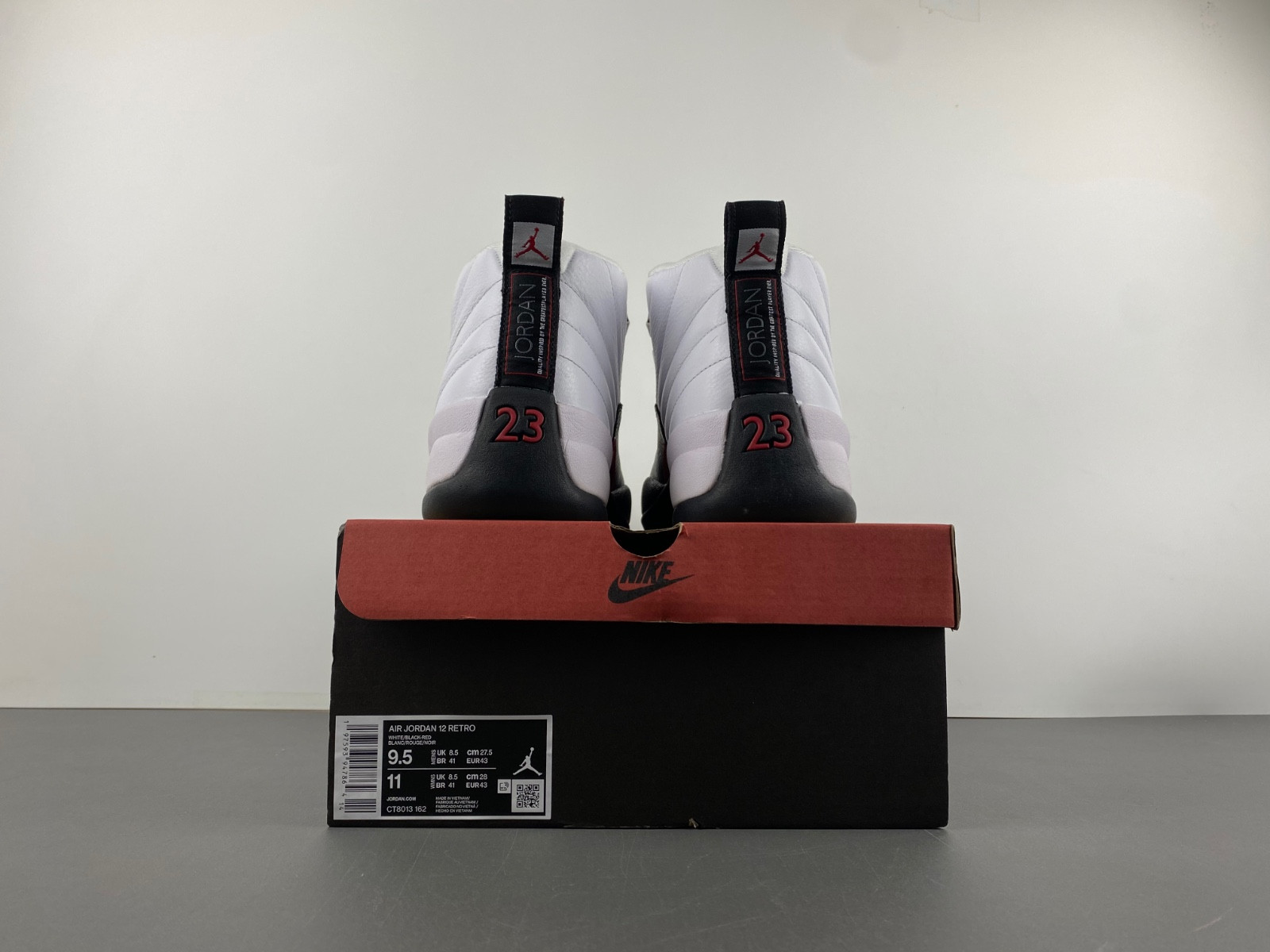 air jordan 12 red taxi ct8013-162