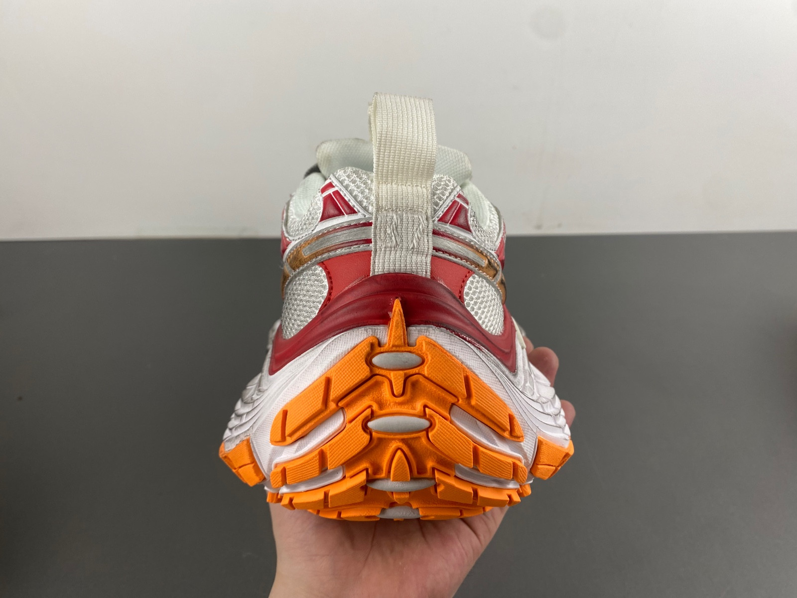 Ba*len*cia*ga 10xl sneaker in white/red/orange