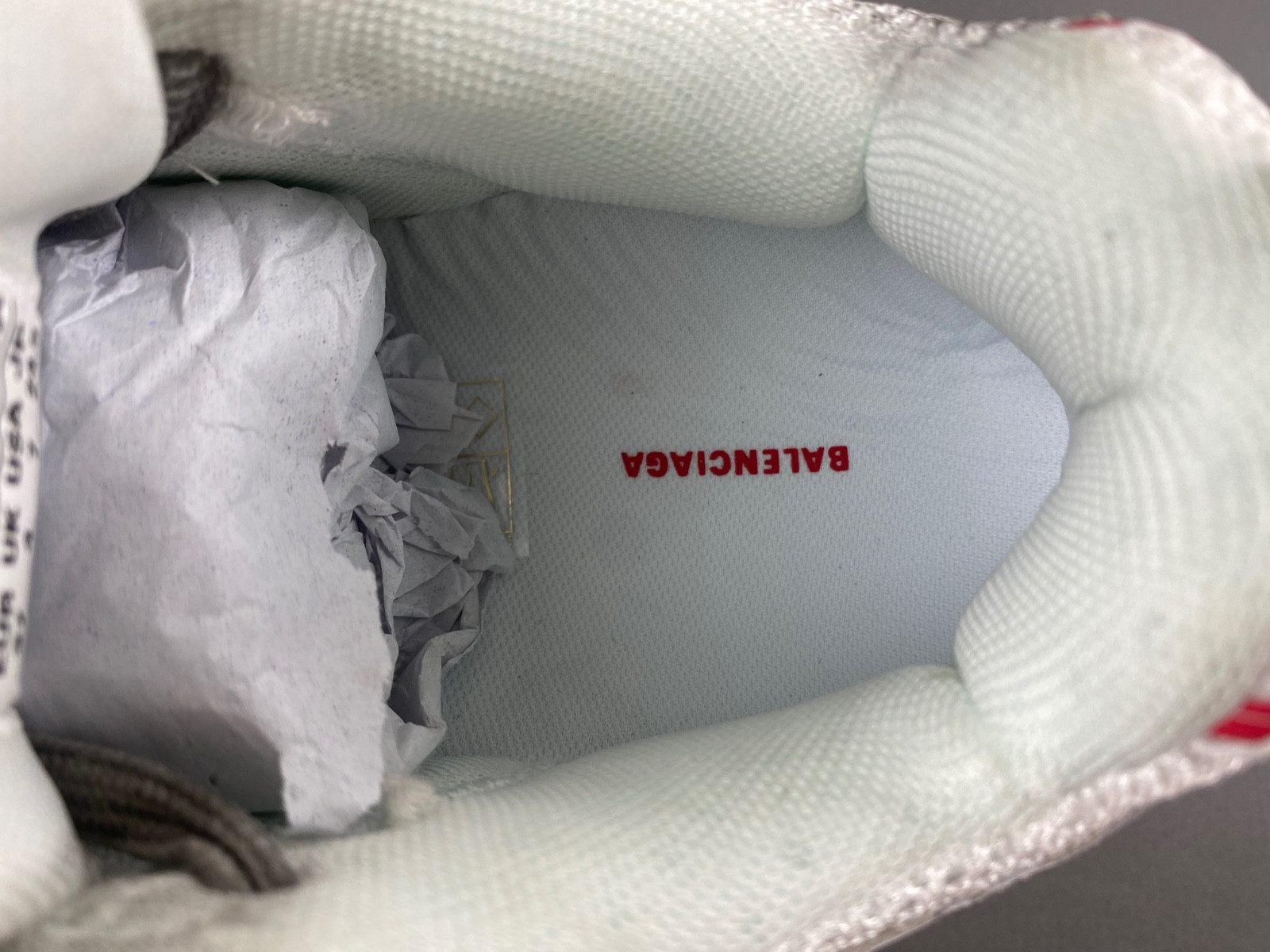 Ba*len*cia*ga 10xl sneaker in white/red/orange