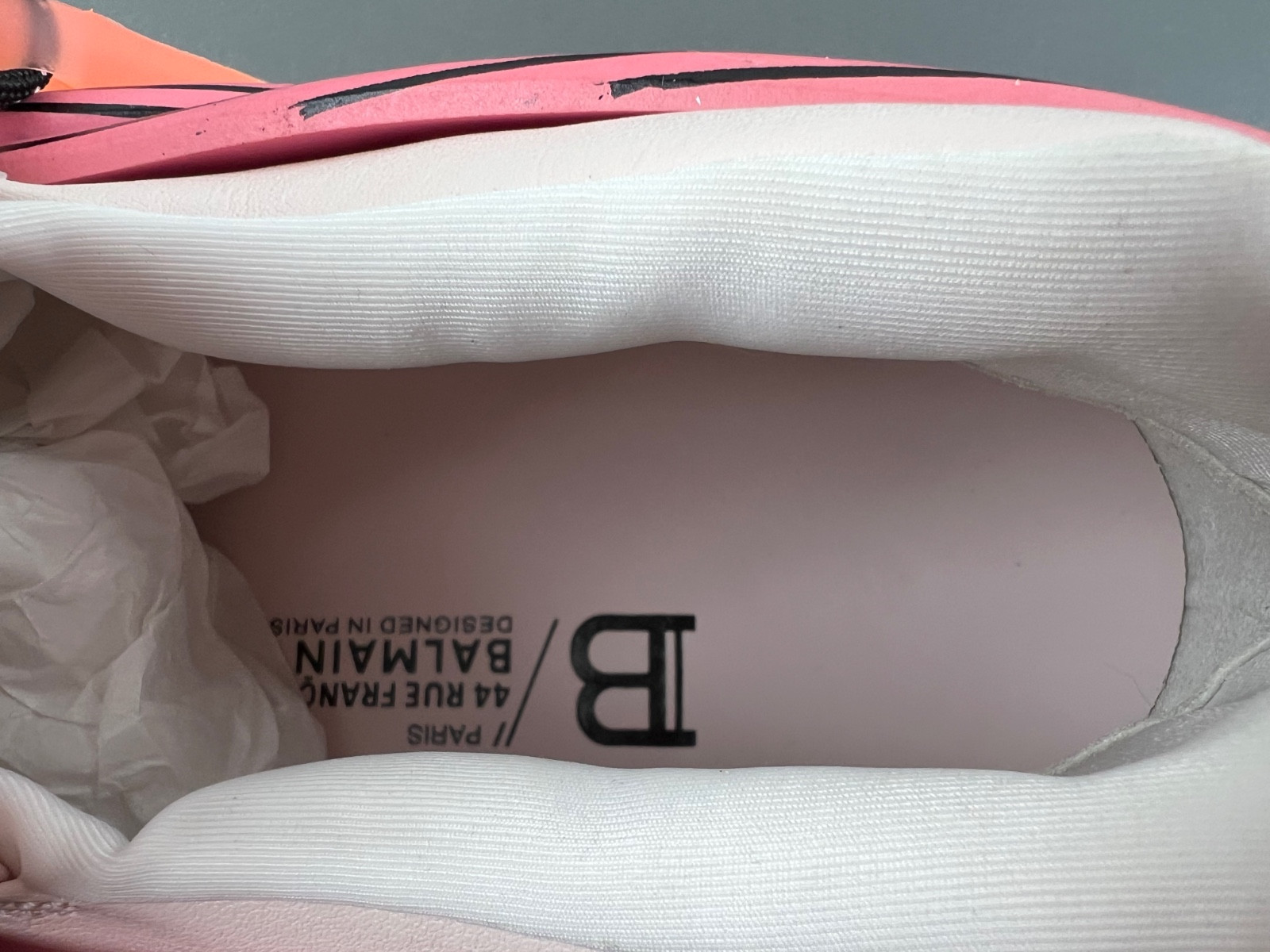 balmain neoprene and leather unicorn low-top sneakers