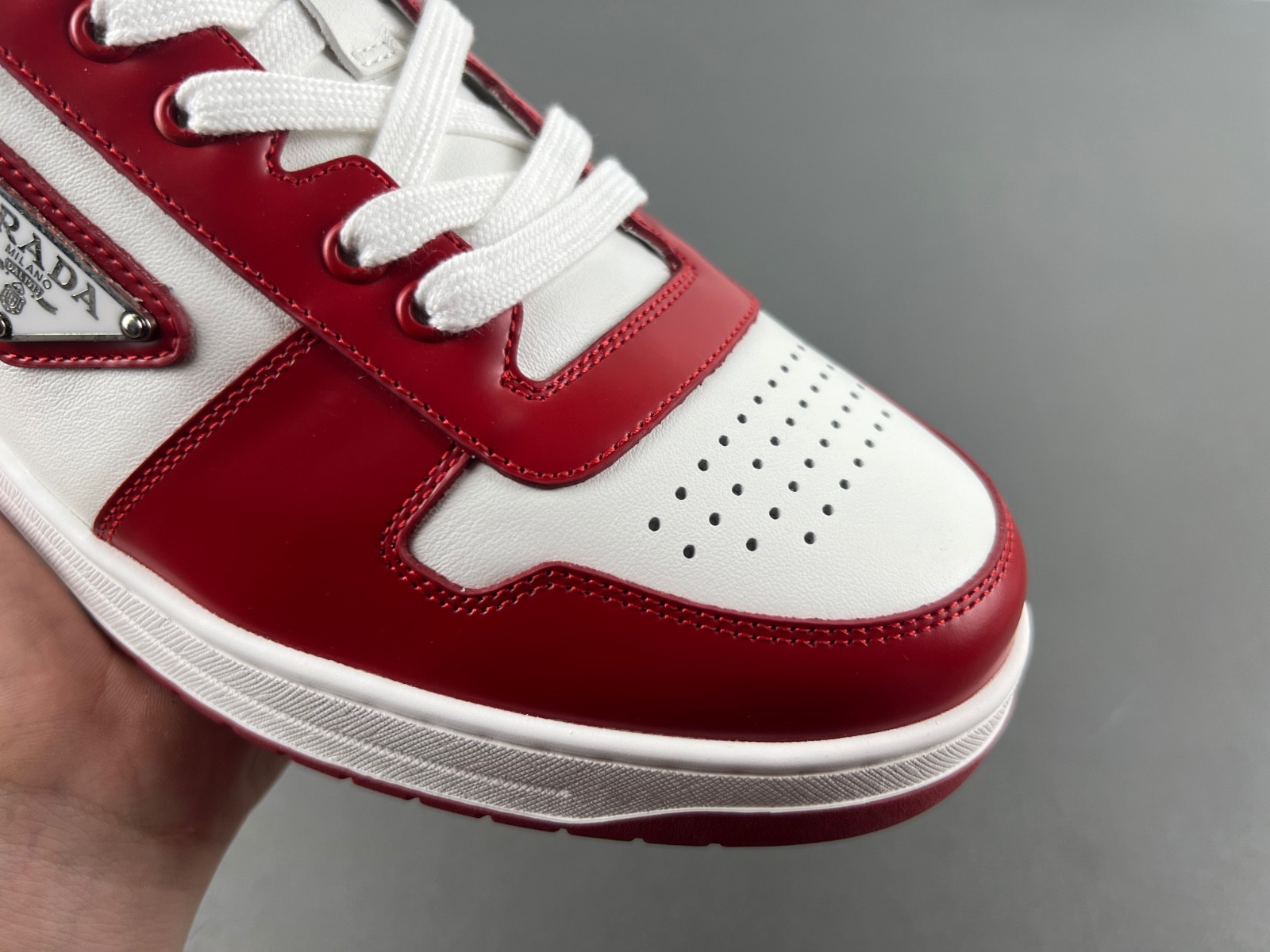 pra downtown leather sneakers