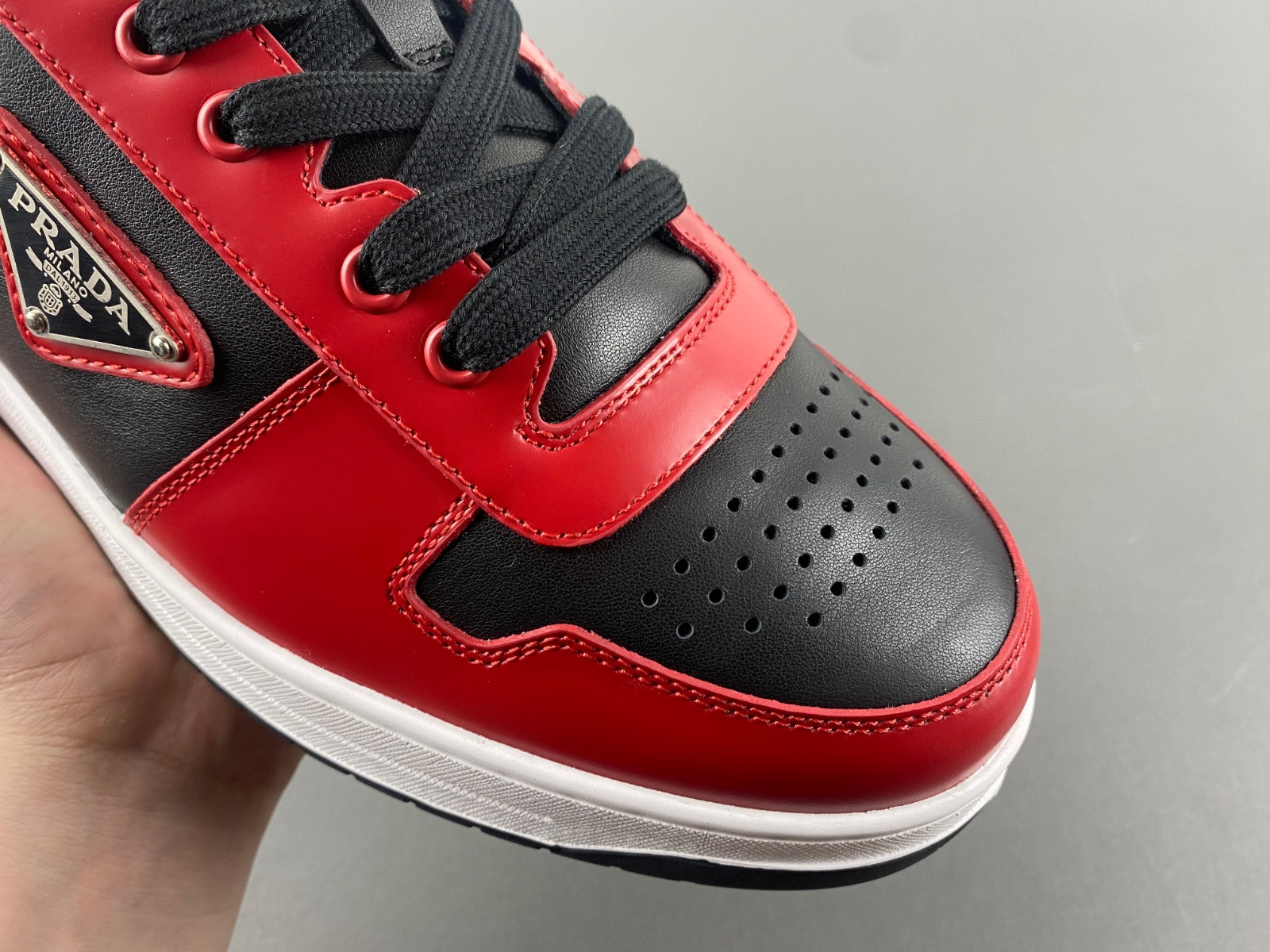 pra downtown leather sneakers