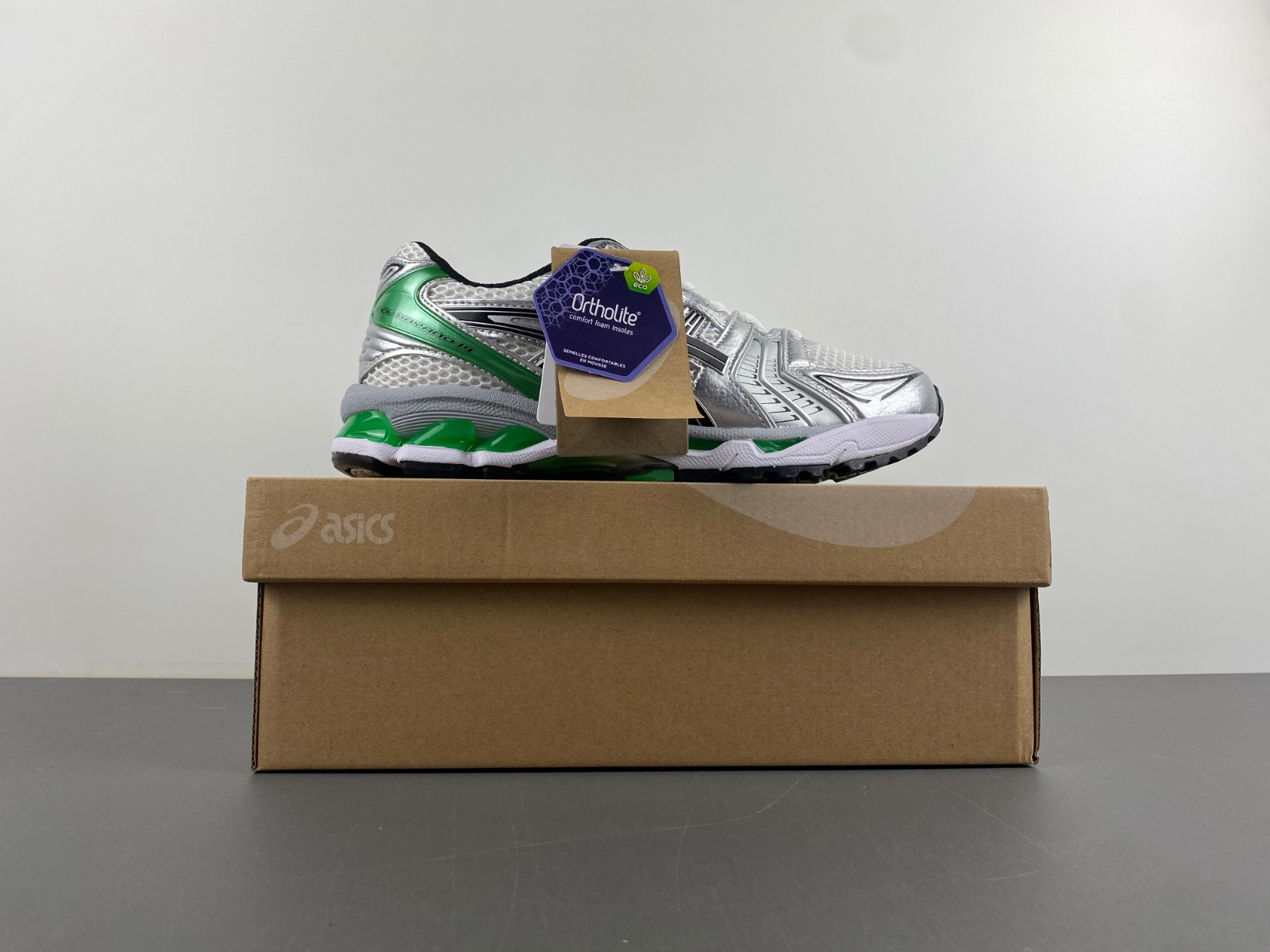 As*ic*s gel-kayano 14 white/malachite green 1201a019-110