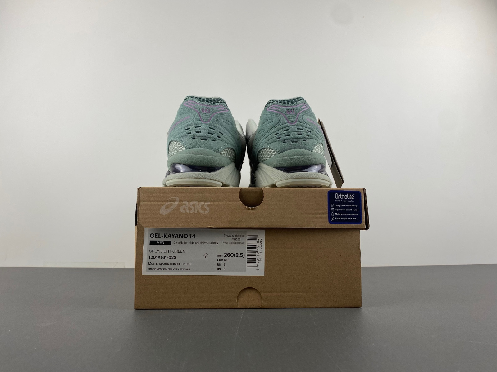 As*ic*s gel-kayano 14 light sage smoke grey 1201a161 023