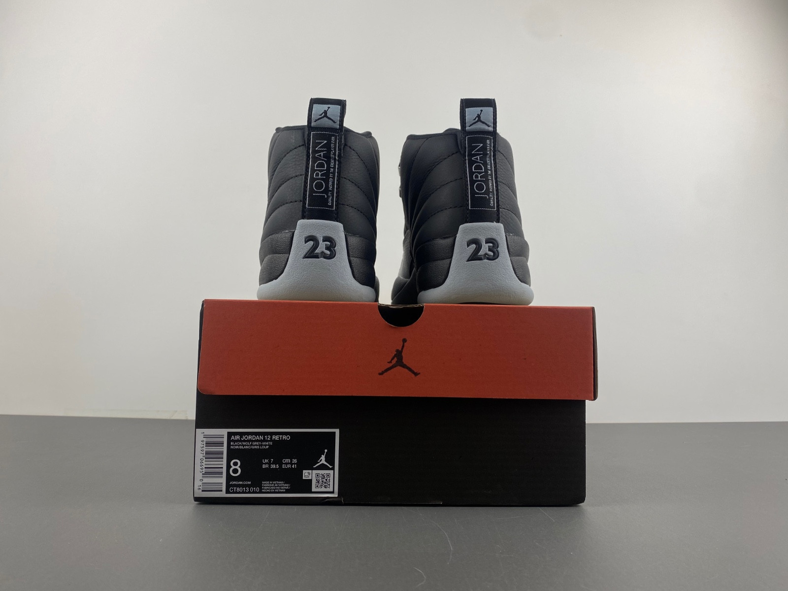 air jordan 12 black wolf grey - sep 2024 - ct8013-010