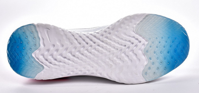 nike epic react flyknit white racer blue pink blast aq0067-101