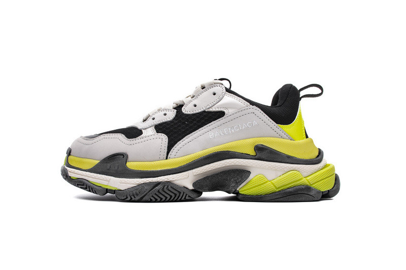 Ba*len*cia*ga triple s yellow/ grey 536737w09oh1293