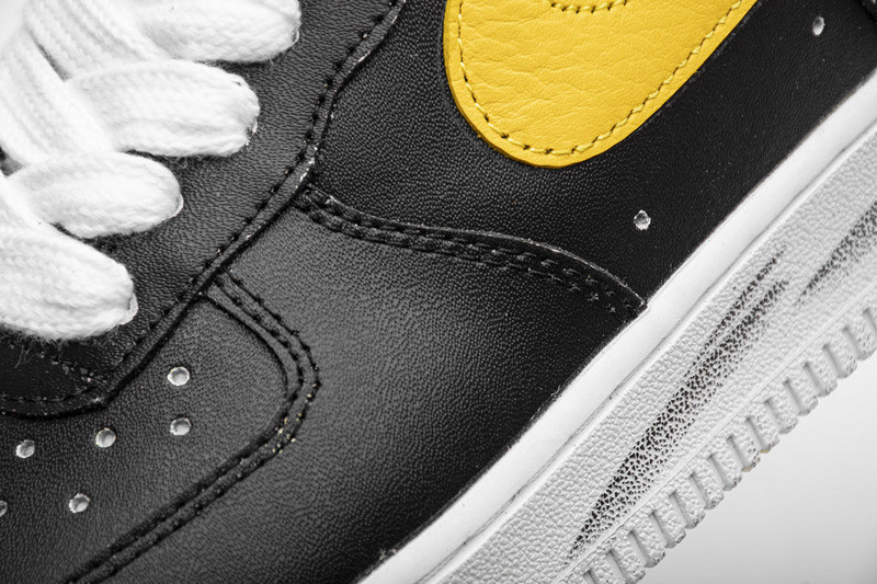 peaceminusone x nike air force 1 low black yellow aq3692-001