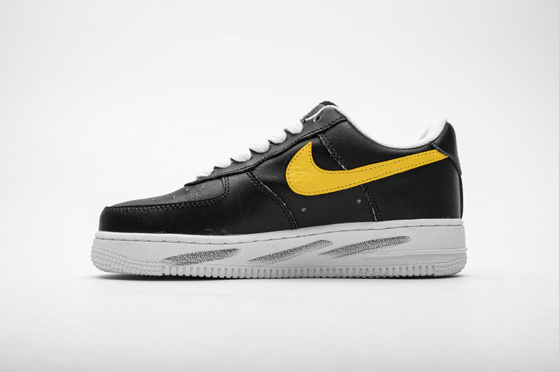 peaceminusone x nike air force 1 low black yellow aq3692-001