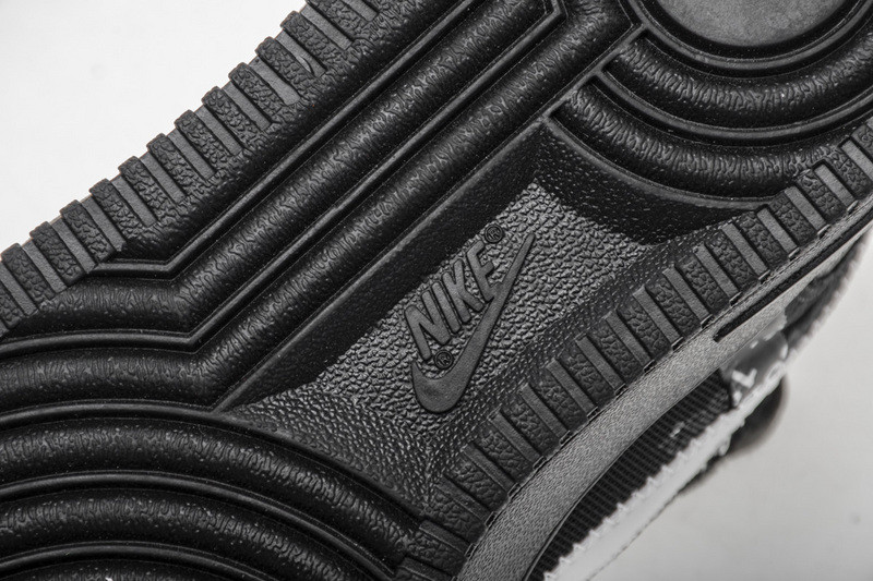 owt nike air force 1 low black ao4606-001