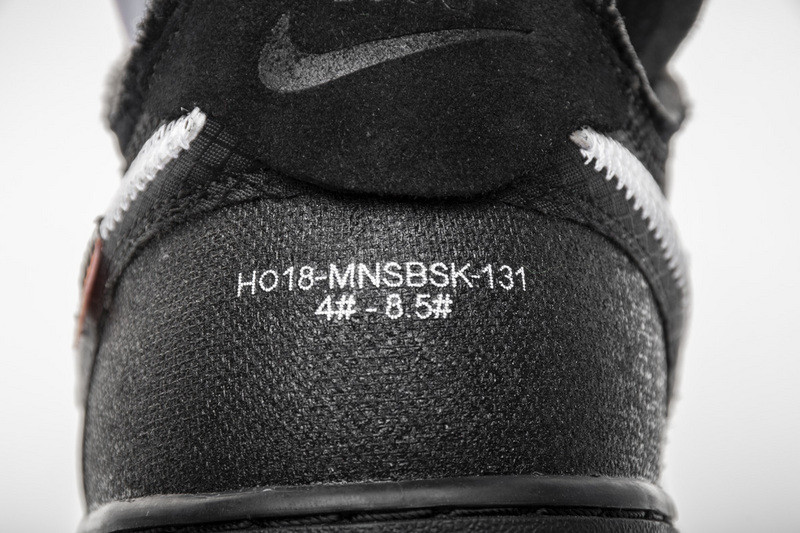 owt nike air force 1 low black ao4606-001