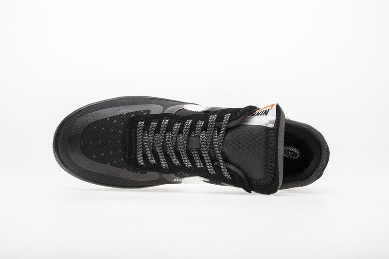 owt nike air force 1 low black ao4606-001