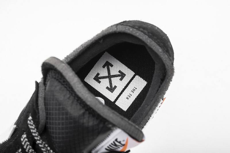 owt nike air force 1 low black ao4606-001