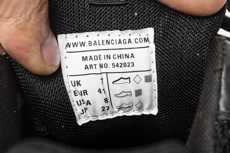 Ba*len*cia*ga 3.0 tess s. triple black