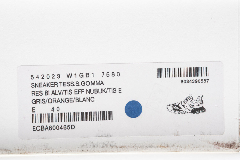 Ba*len*cia*ga 3.0 track trainer orange grey