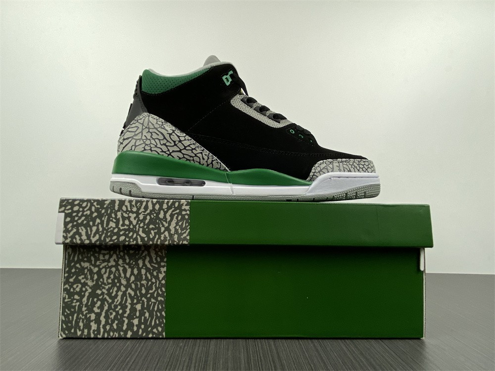 air jordan 3 pine green ct8532-030