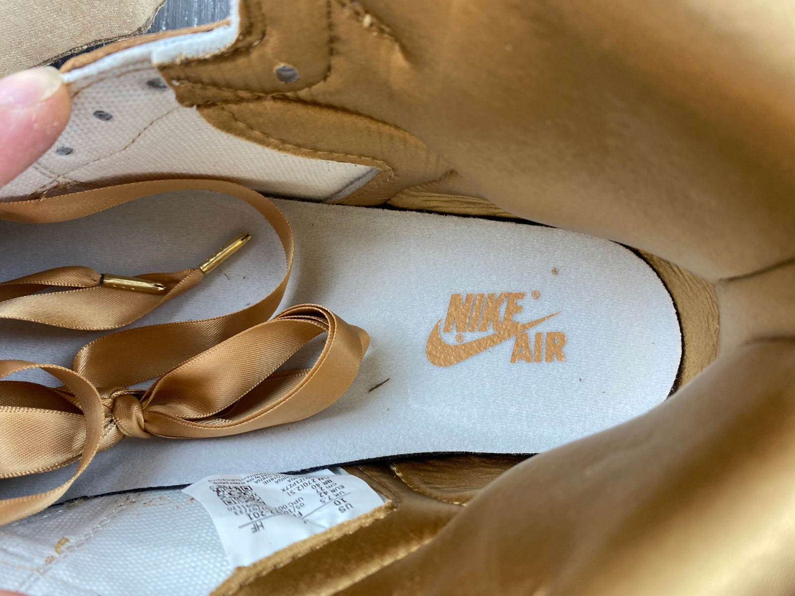 air jordan 1 retro high og "praline" fn6622-201