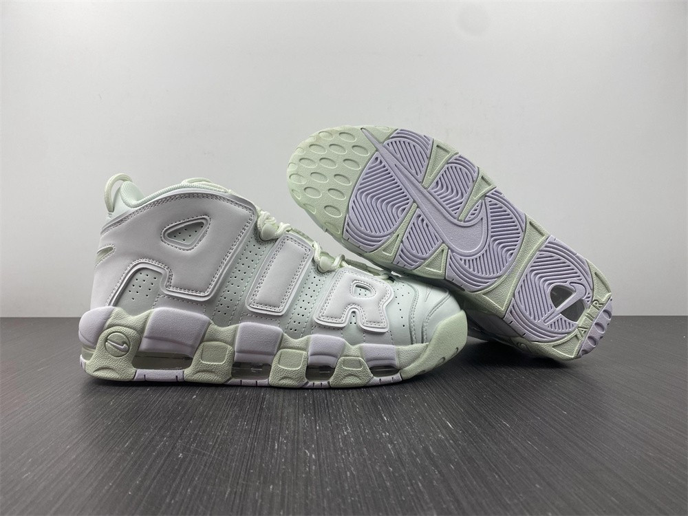 nike air more uptempo barley green (w) - 917593-300
