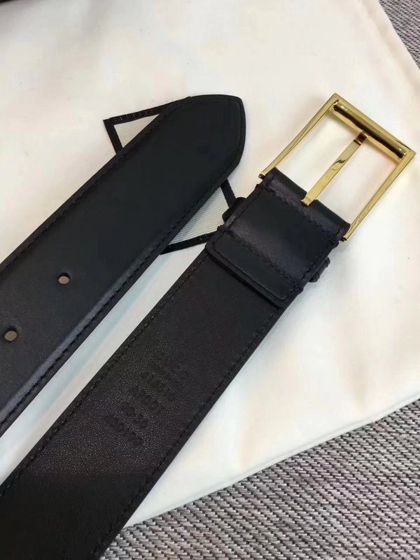 G*u*i leather belt with web w495125