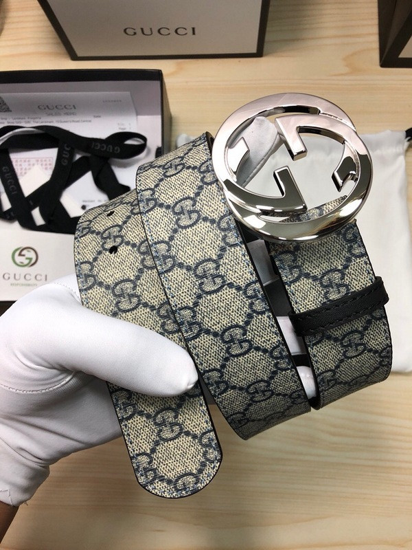 G*u*i gg belt with g buckle 411924-1