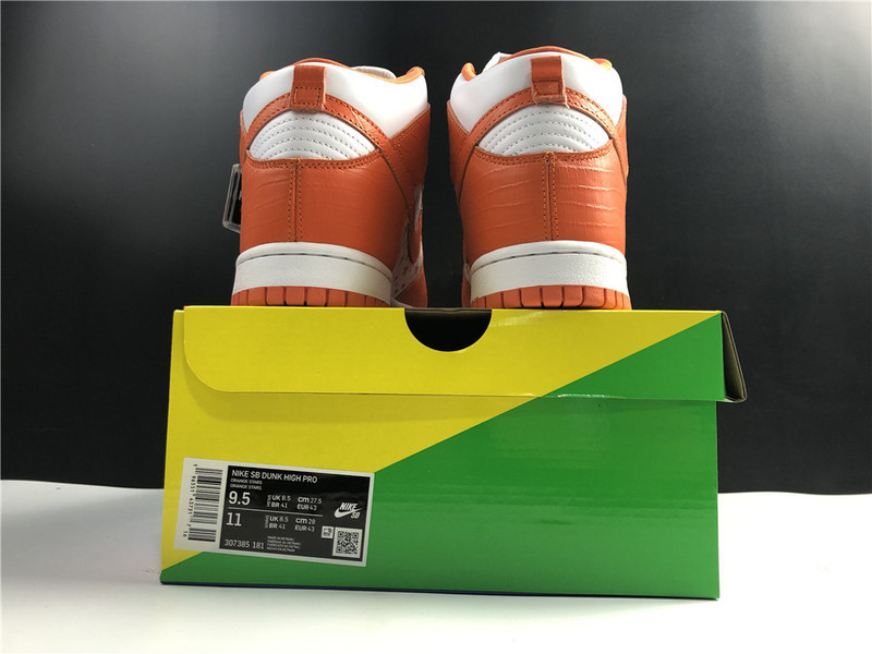 nike sb dunk high orange - 307385-181