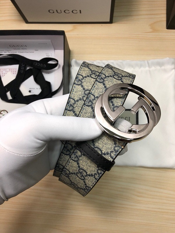 G*u*i gg belt with g buckle 411924-1