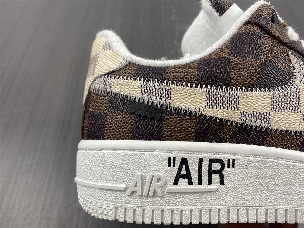 lou1s vu1tton x air force 1 tranier sneaker