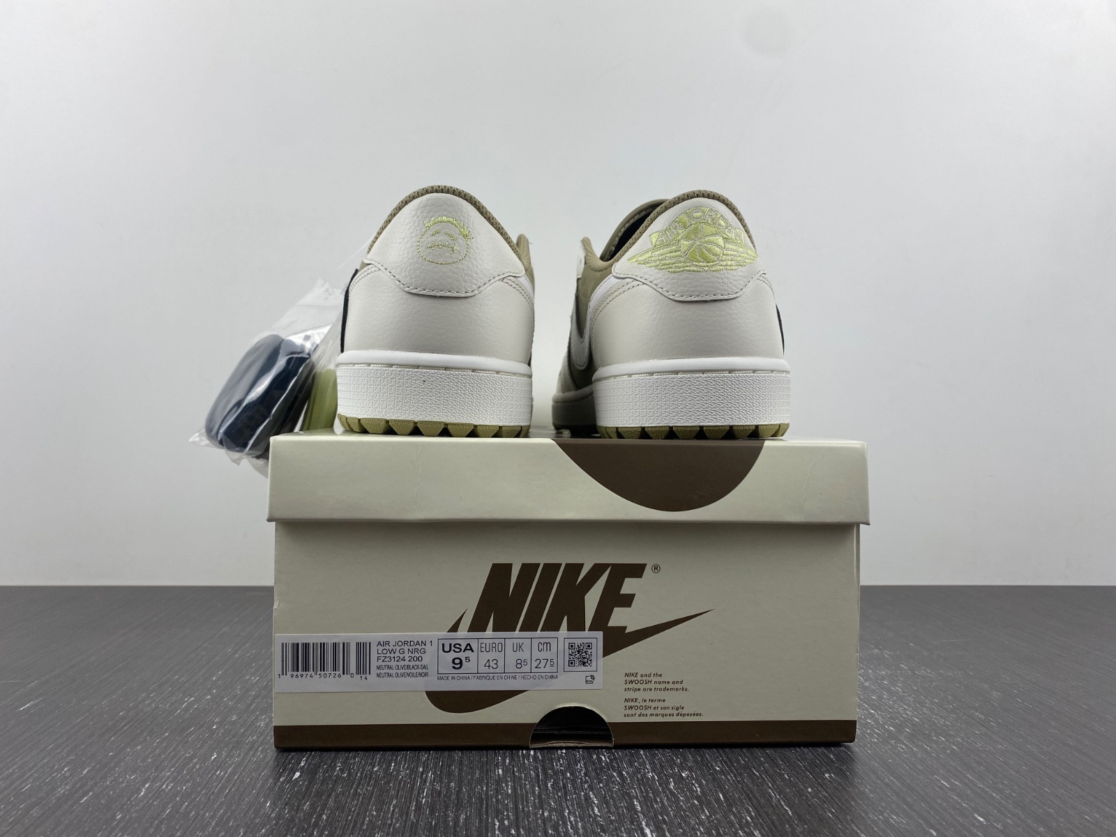 jordan 1 retro low golf travis scott neutral olive fz3124-200