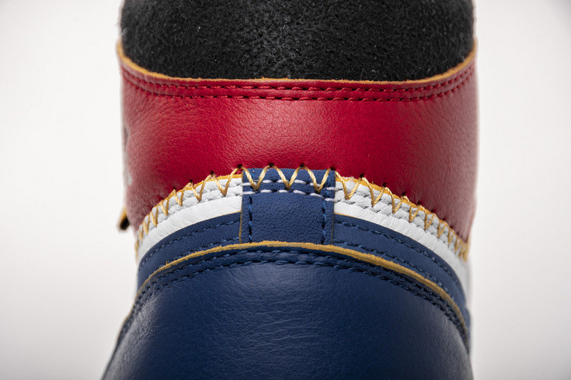 union x jordan 1 retro high los angeles blue toe bv1300-146