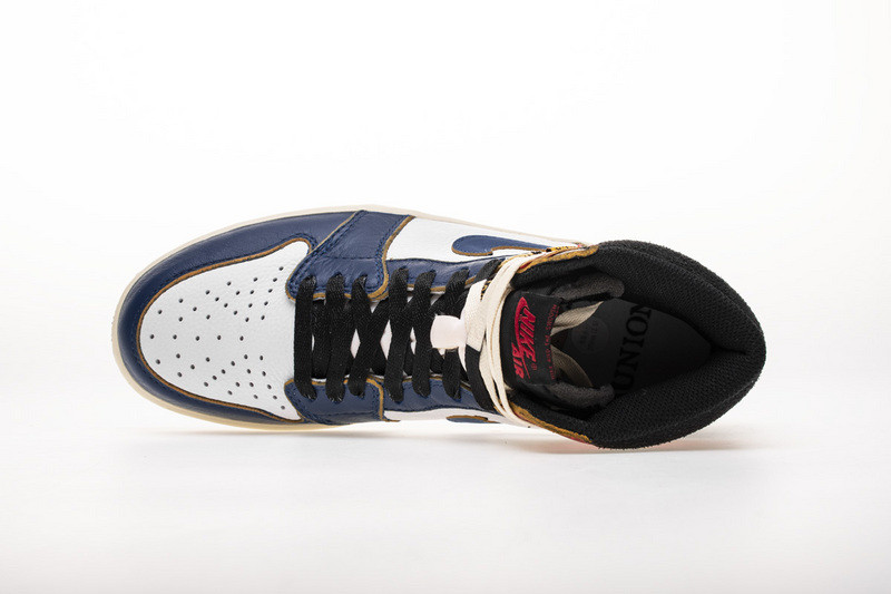 union x jordan 1 retro high los angeles blue toe bv1300-146