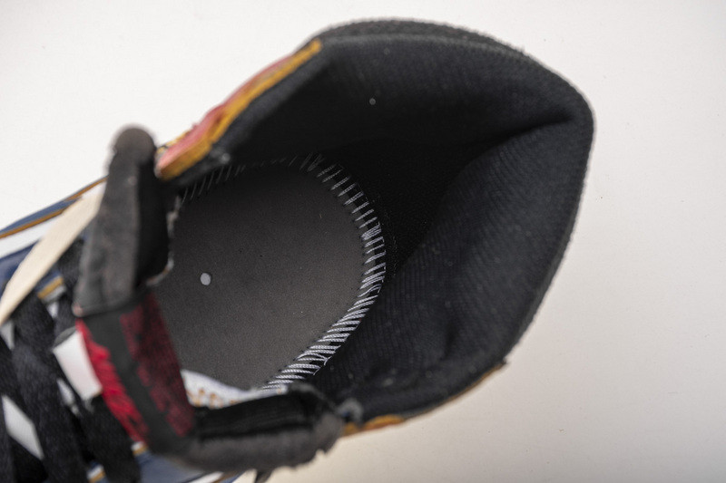 union x jordan 1 retro high los angeles blue toe bv1300-146