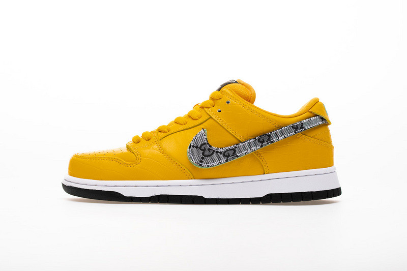 nike dunk low pro og qs canary yellow bv1310-700