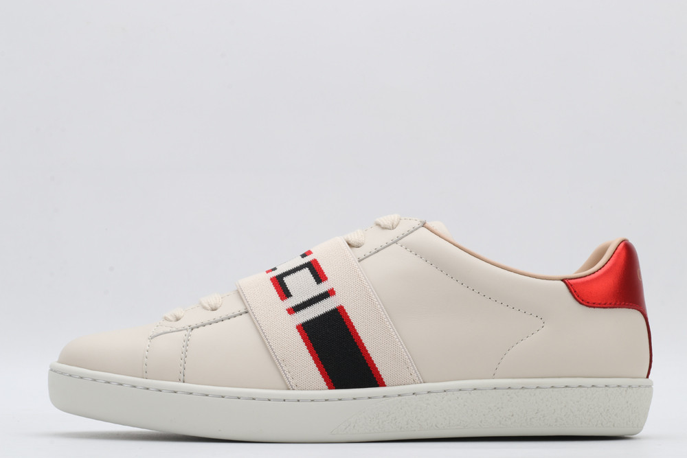G*u*i low-top sneaker white with G*u*i